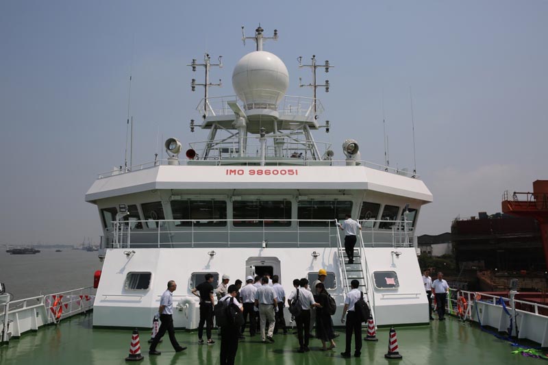 我國(guó)最大兩艘海洋漁業(yè)綜合科學(xué)調(diào)查船正式交付使用